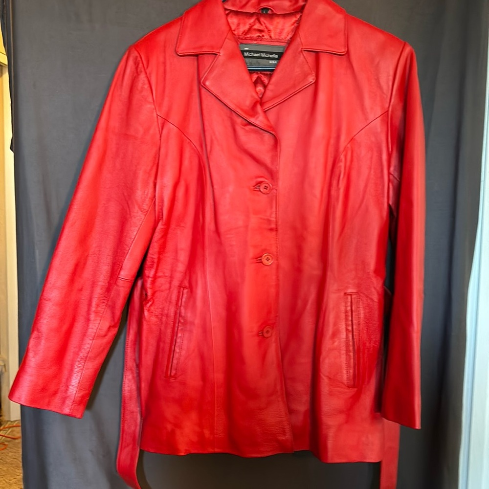 NWOT MICHAEL MICHELLE(Sold by Wilson Leather) LADIES LEATHER JACKET